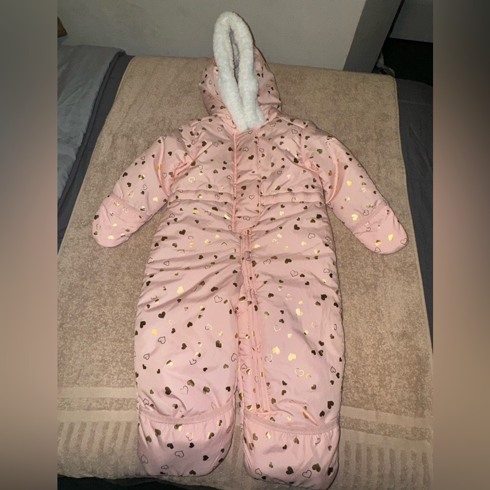 Children’s Place baby Girl snowsuit 9-12 Months